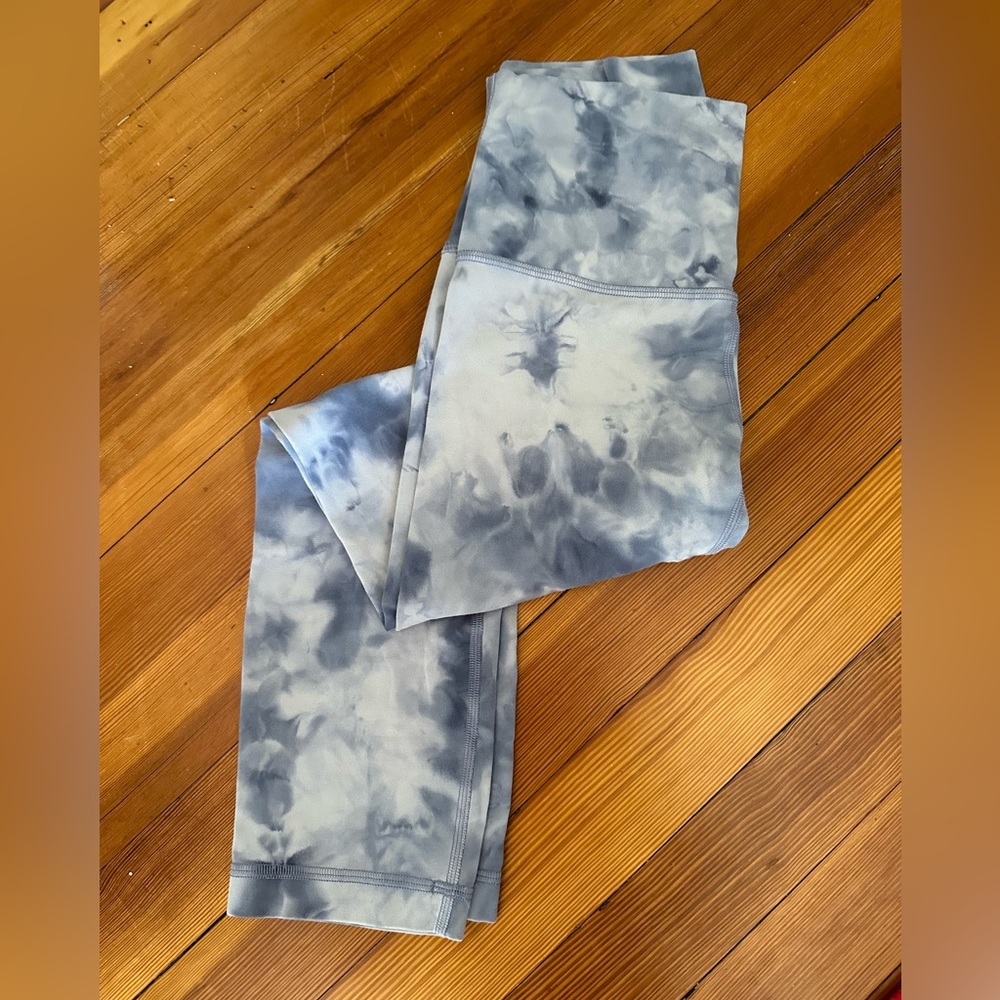 Lululemon space dye cropped leggings